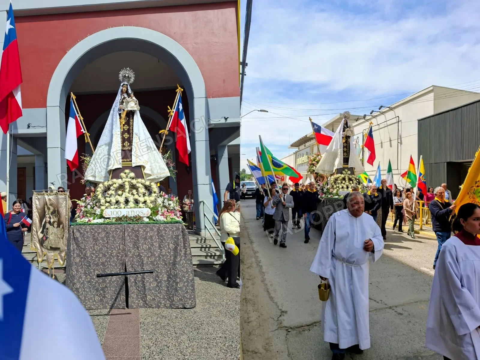 Melipilla vivió tradicional procesión de la Virgen del Carmen
