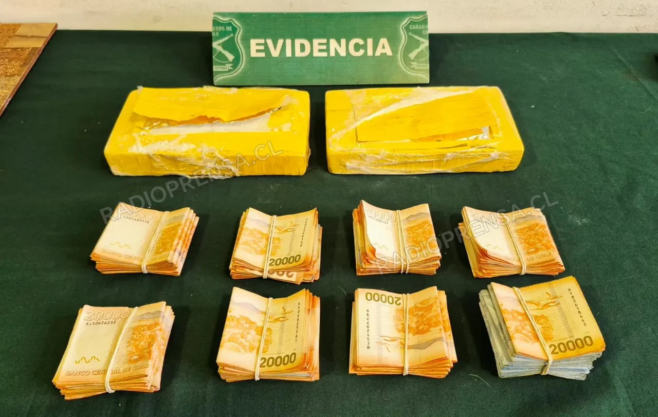 Peñaflor: Siete detenidos tras operativo policial que permitió incautar más de dos kilos de cocaína