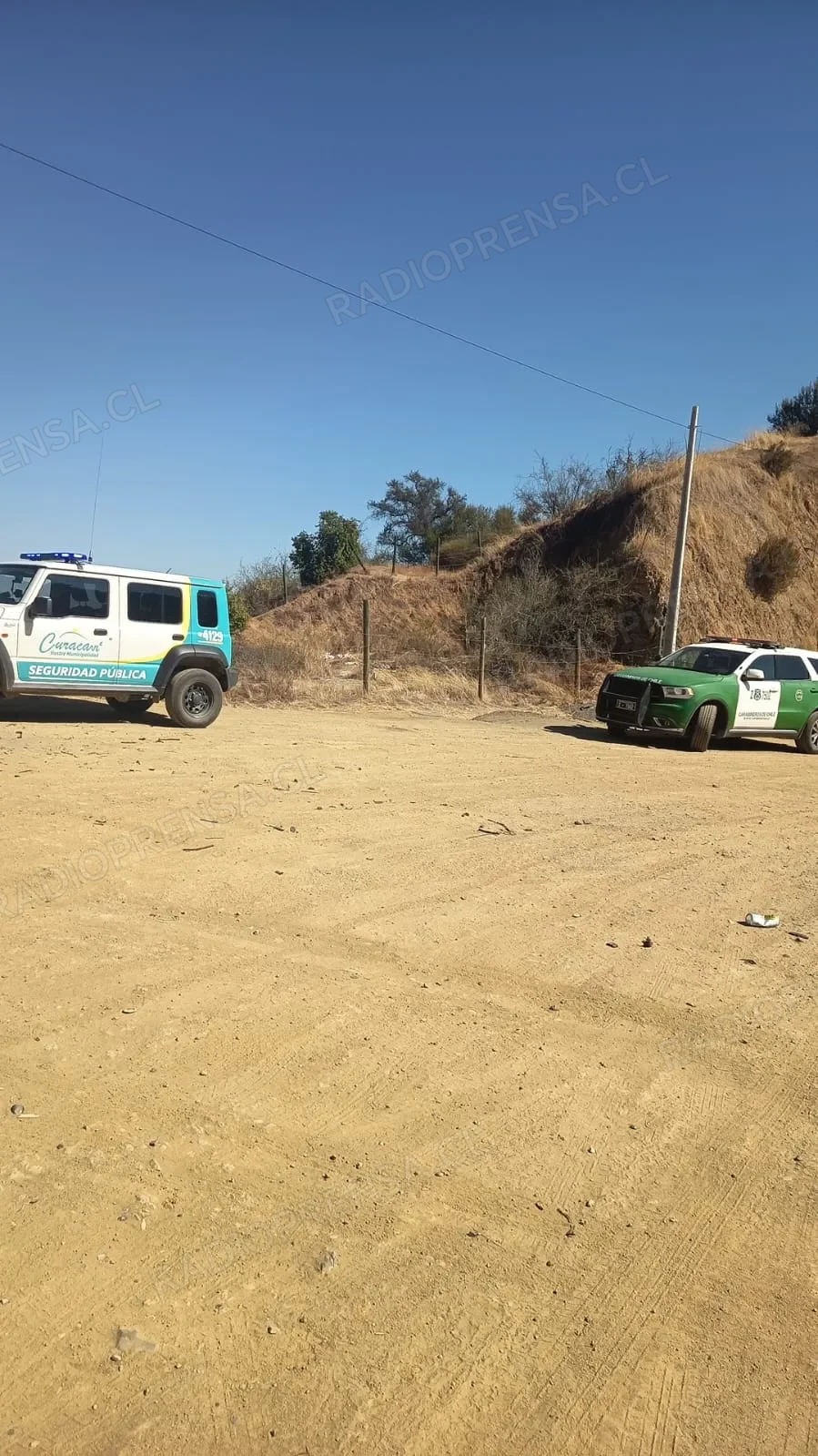 Curacaví: Investigan hallazgo de cadáver a un costado de la Ruta 68