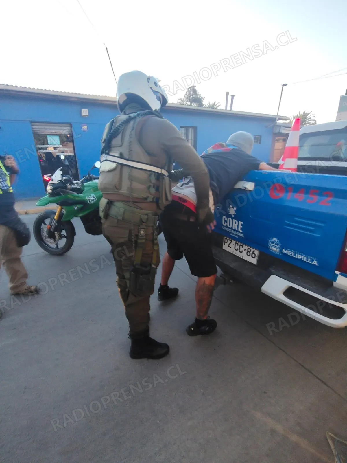 Violento intento de robo en pleno centro de Melipilla deja a un colega de nuestras emisoras herido y delincuente agresor fue detenido