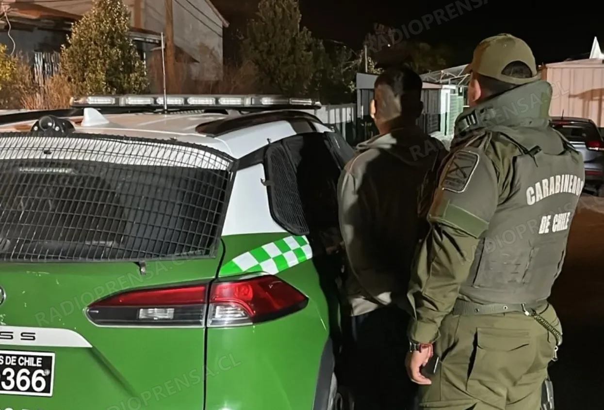 Carabineros de El Monte detuvo a sujeto que mantenía cuatro órdenes de detención vigentes