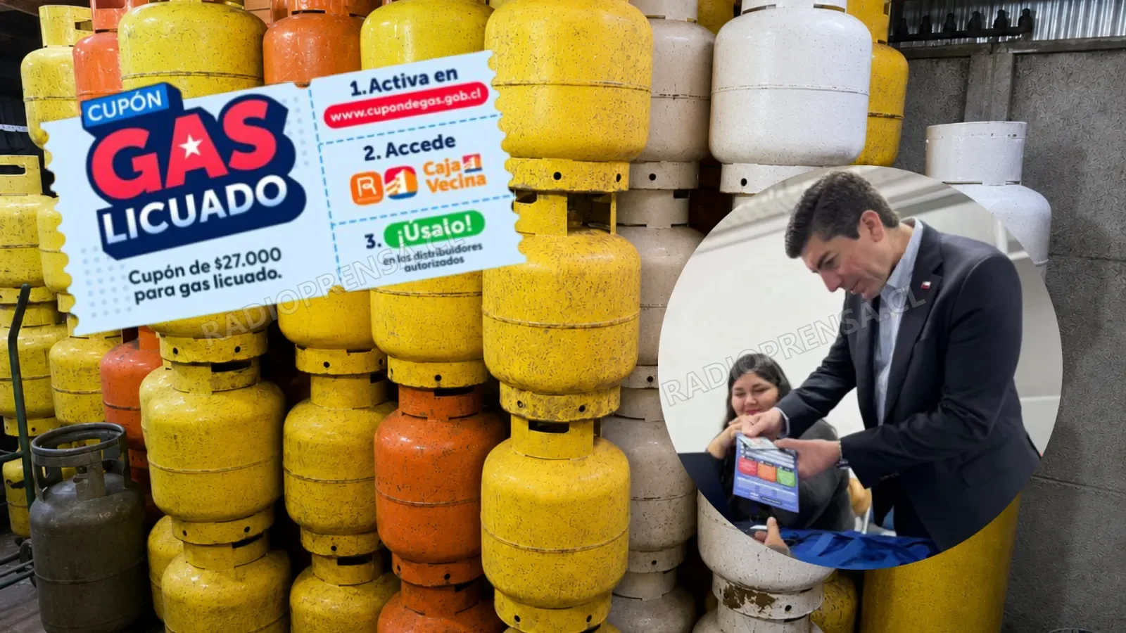 Delegado Presidencial de Melipilla llamó a activar el cupón de gas y advirtió que aún falta gran parte de los beneficiarios