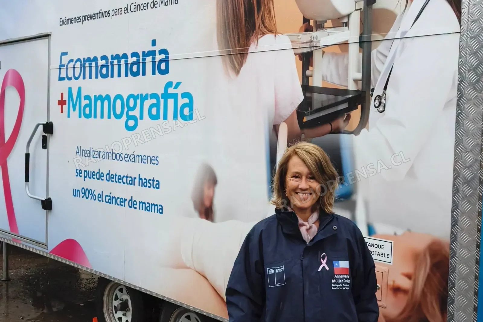 Mujeres participaron en jornada de mamografías en Talagante