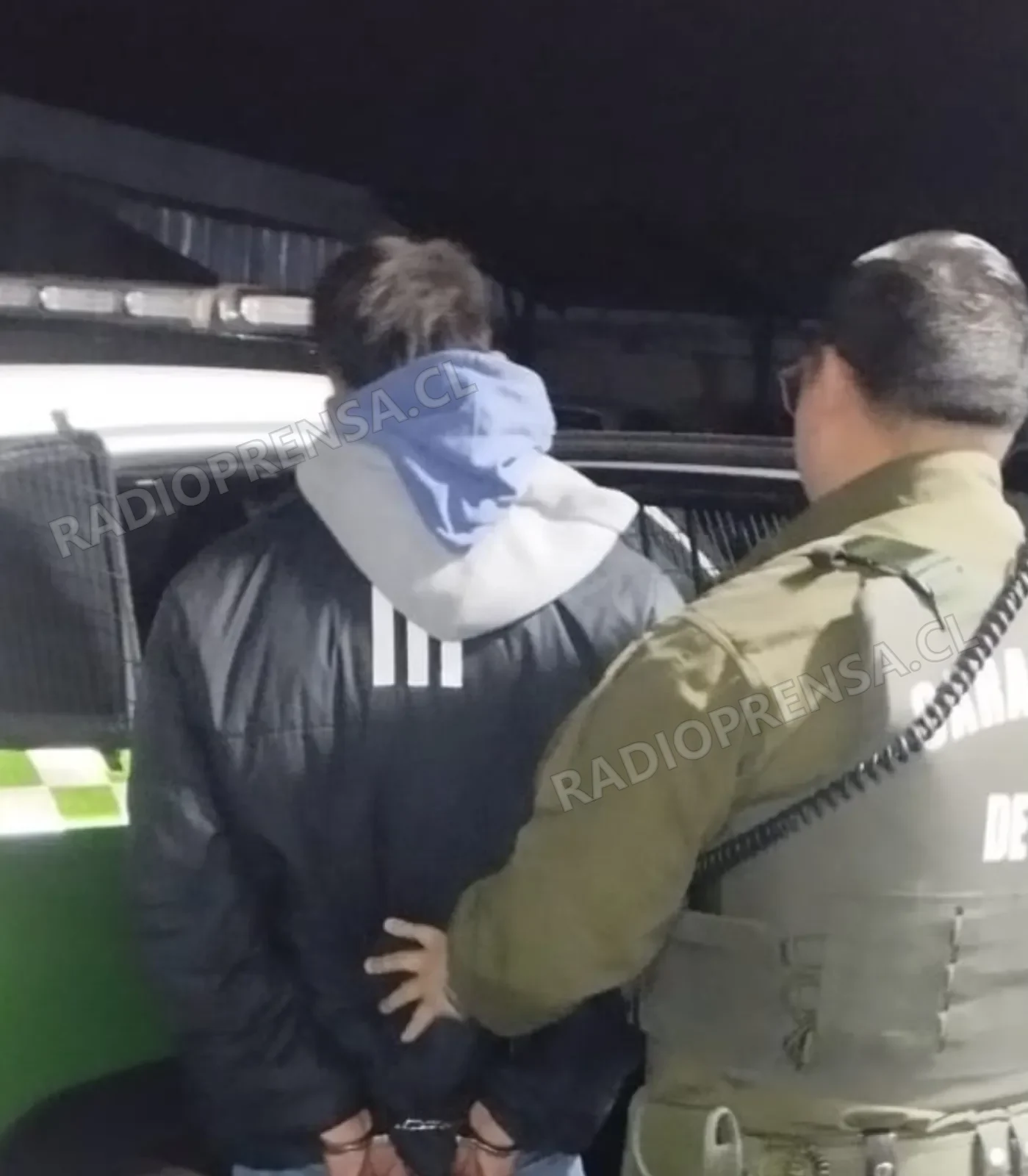 Carabineros detienen a sujeto por microtráfico durante patrullaje preventivo en Isla de Maipo