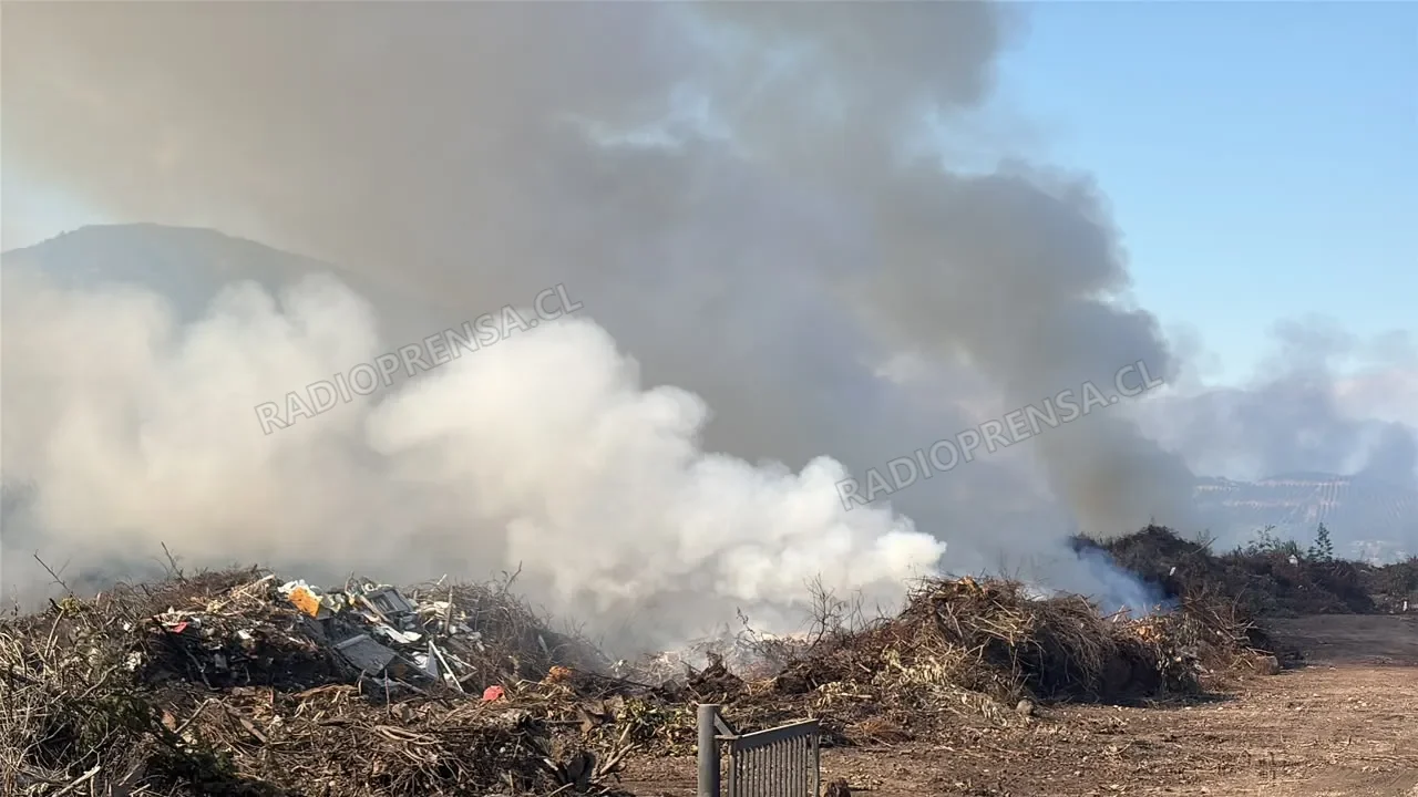 Incendio en vertedero clandestino en El Bajo movilizó a las autoridades de Melipilla y expone cuantiosas sanciones a su propietario