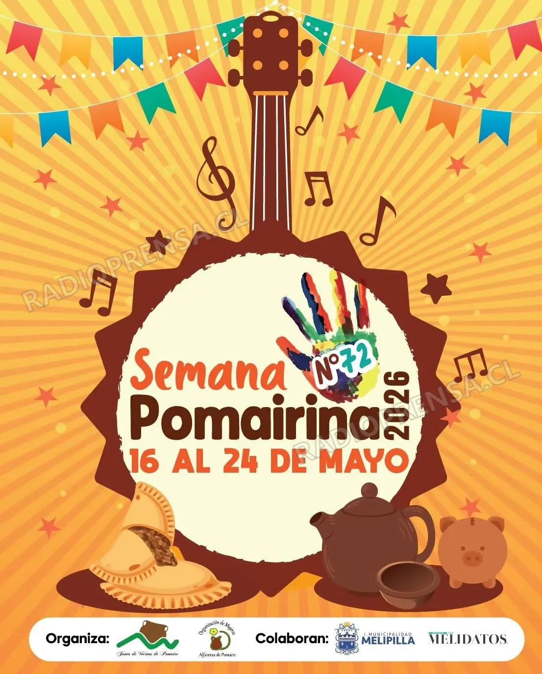 Pomaire prepara el cierre de la 72ª Semana Pomairina con balance positivo y un gran broche de oro