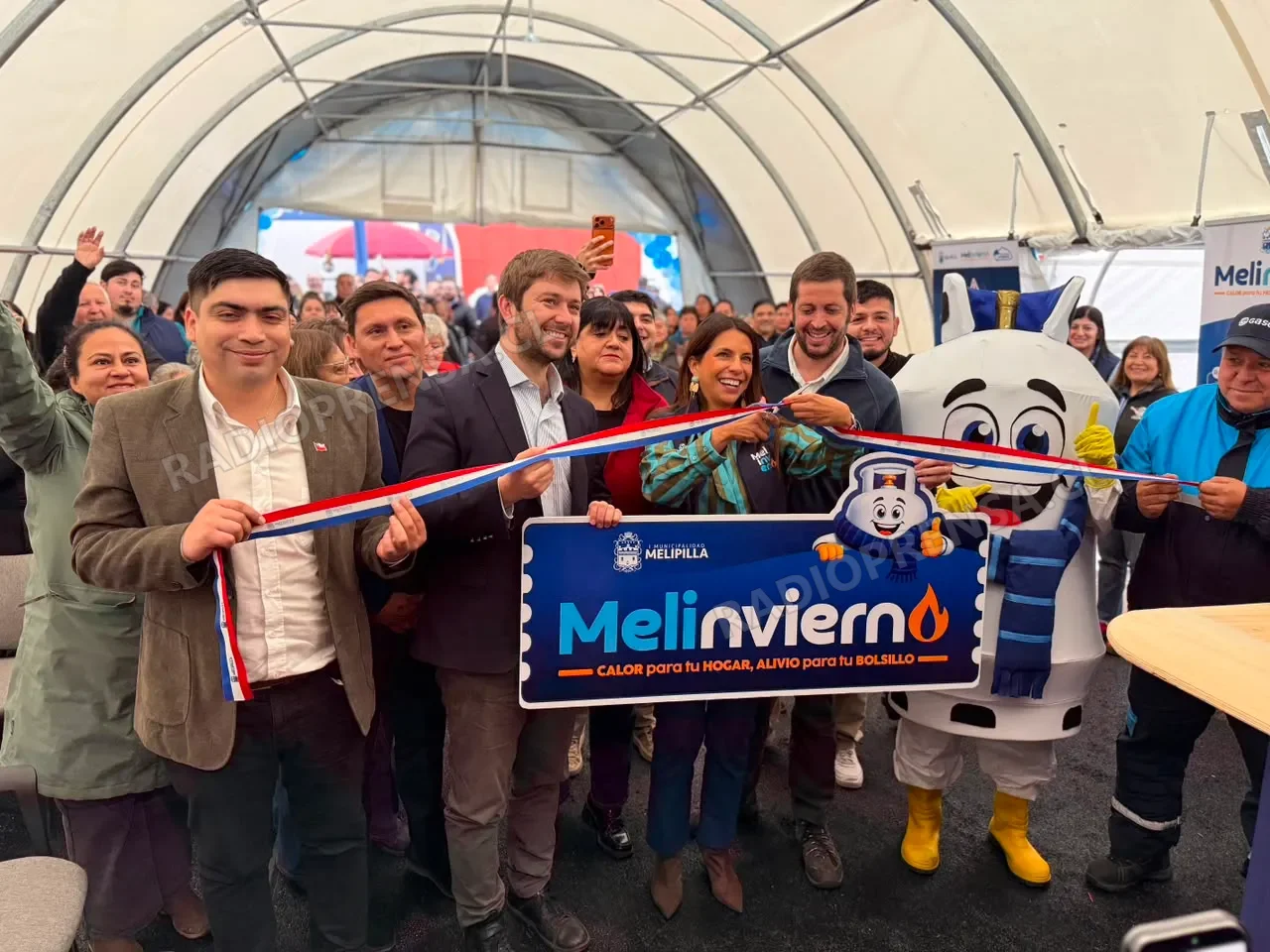 Municipio de Melipilla da inicio formal a la entrega de vales de gas a precio de costo con el programa “MelInvierno”