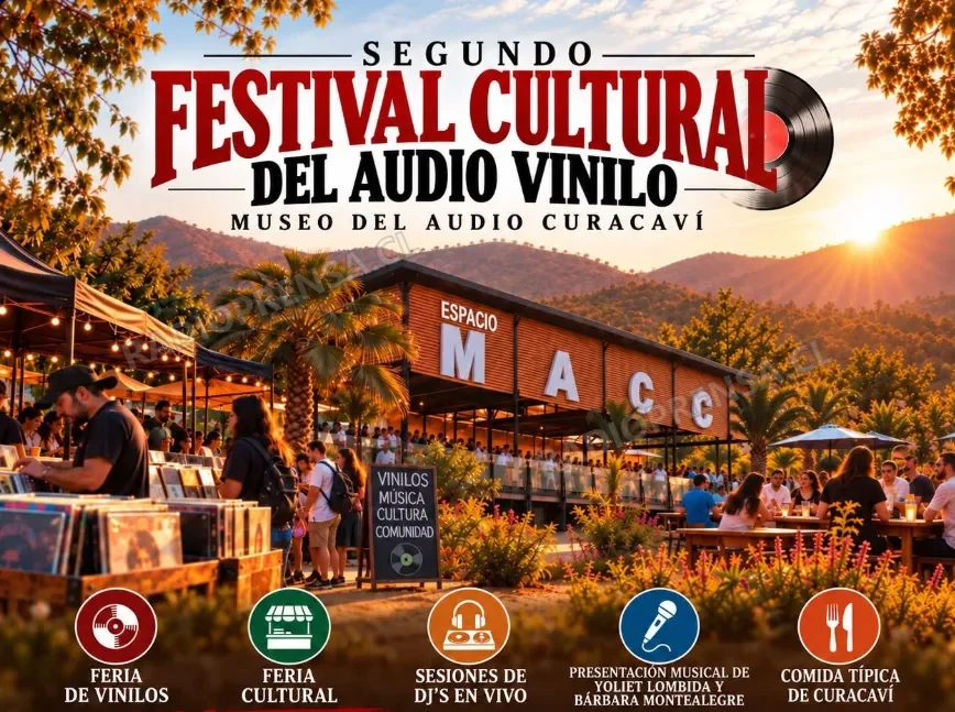 Curacaví se prepara para el Segundo Festival Cultural del Audio Vinilo