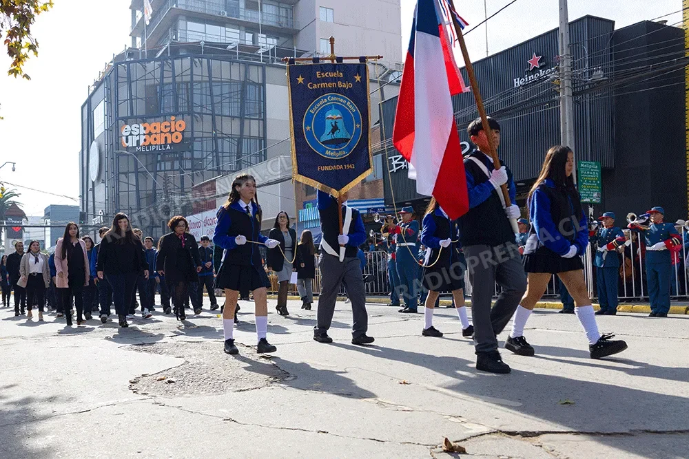 Este miércoles se realiza el tradicional Desfile de Glorias Navales en Melipilla