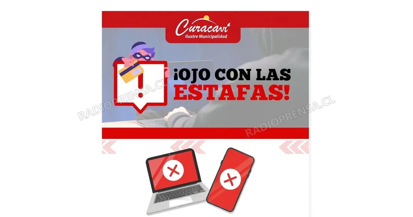 Municipalidad de Curacaví alerta por estafas telefónicas que ofrecen supuestos beneficios y licencias de conducir