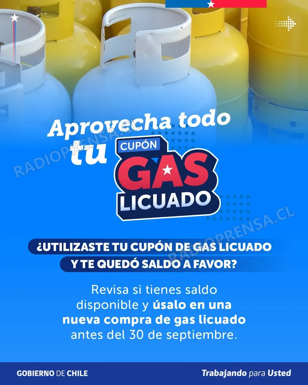 Más de 10 mil hogares de la Provincia de Melipilla aún no utilizan su cupón de gas otorgado por el Gobierno