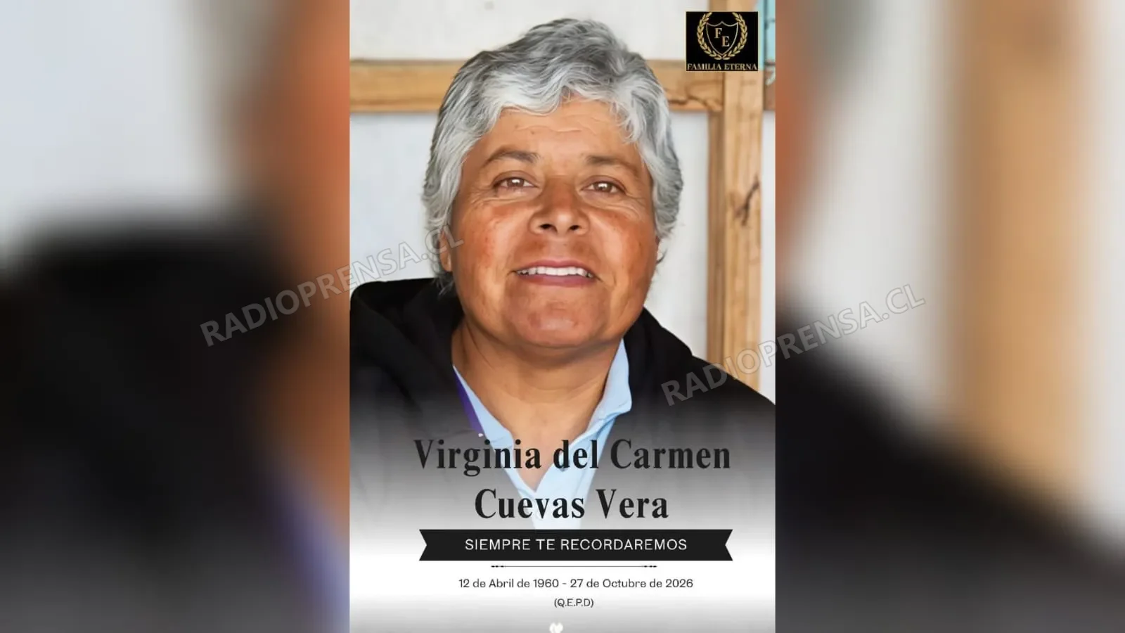 Servicio Médico Legal entregó esta mañana los restos de Virginia Cuevas, mujer fallecida tras atropello en el centro de Melipilla