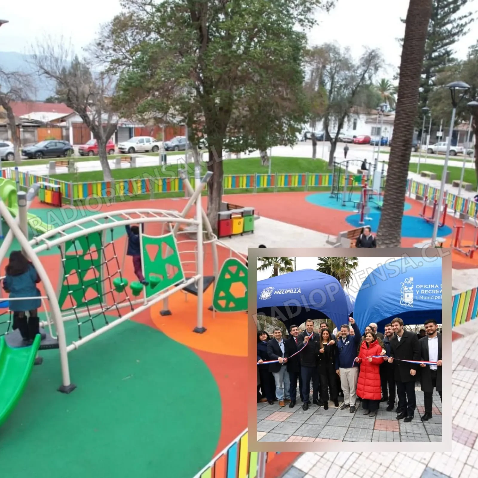 Plaza Los Héroes de Melipilla luce renovada tras millonaria inversión del Gobierno Regional