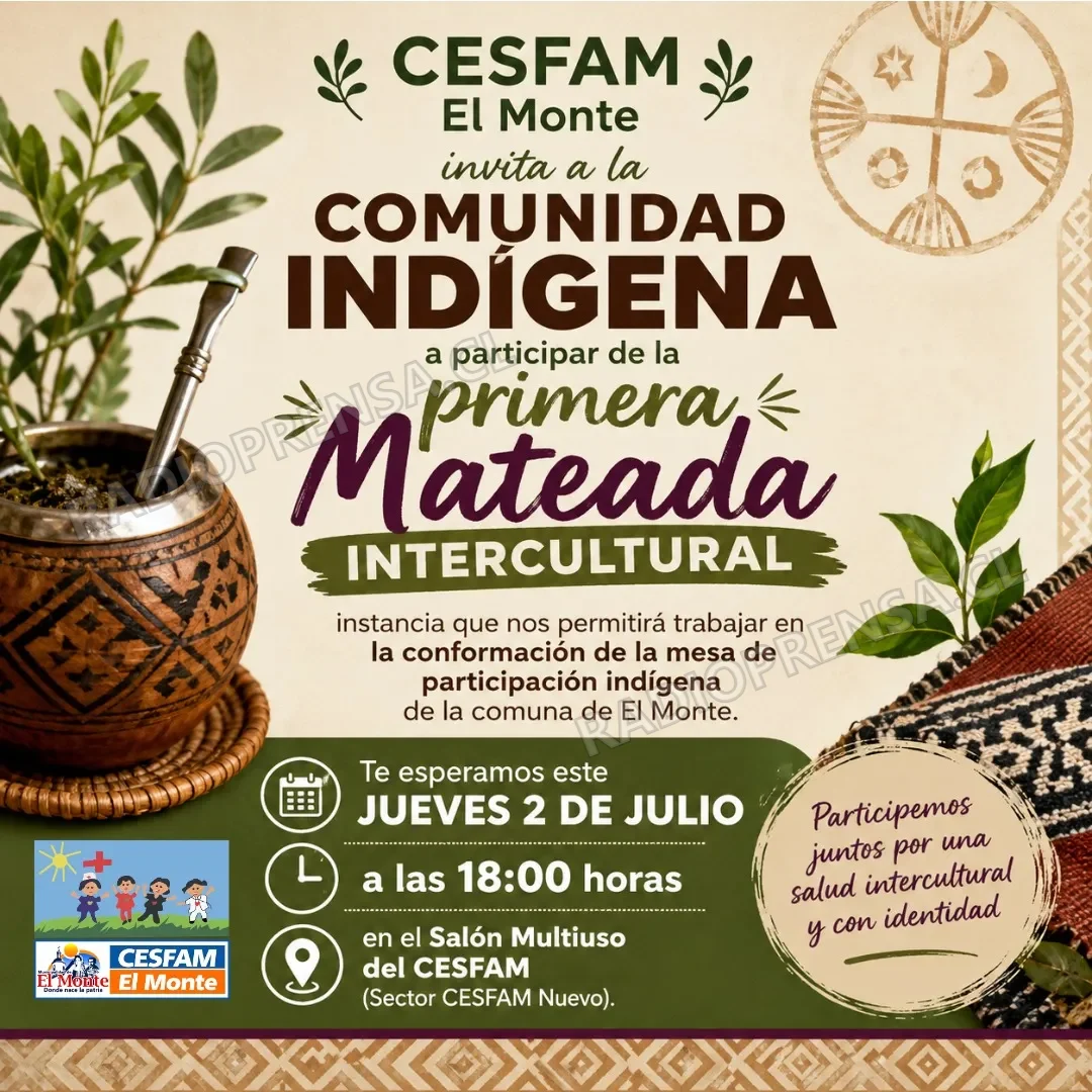 CESFAM El Monte convoca a la conformación de la Mesa de Participación Indígena en salud