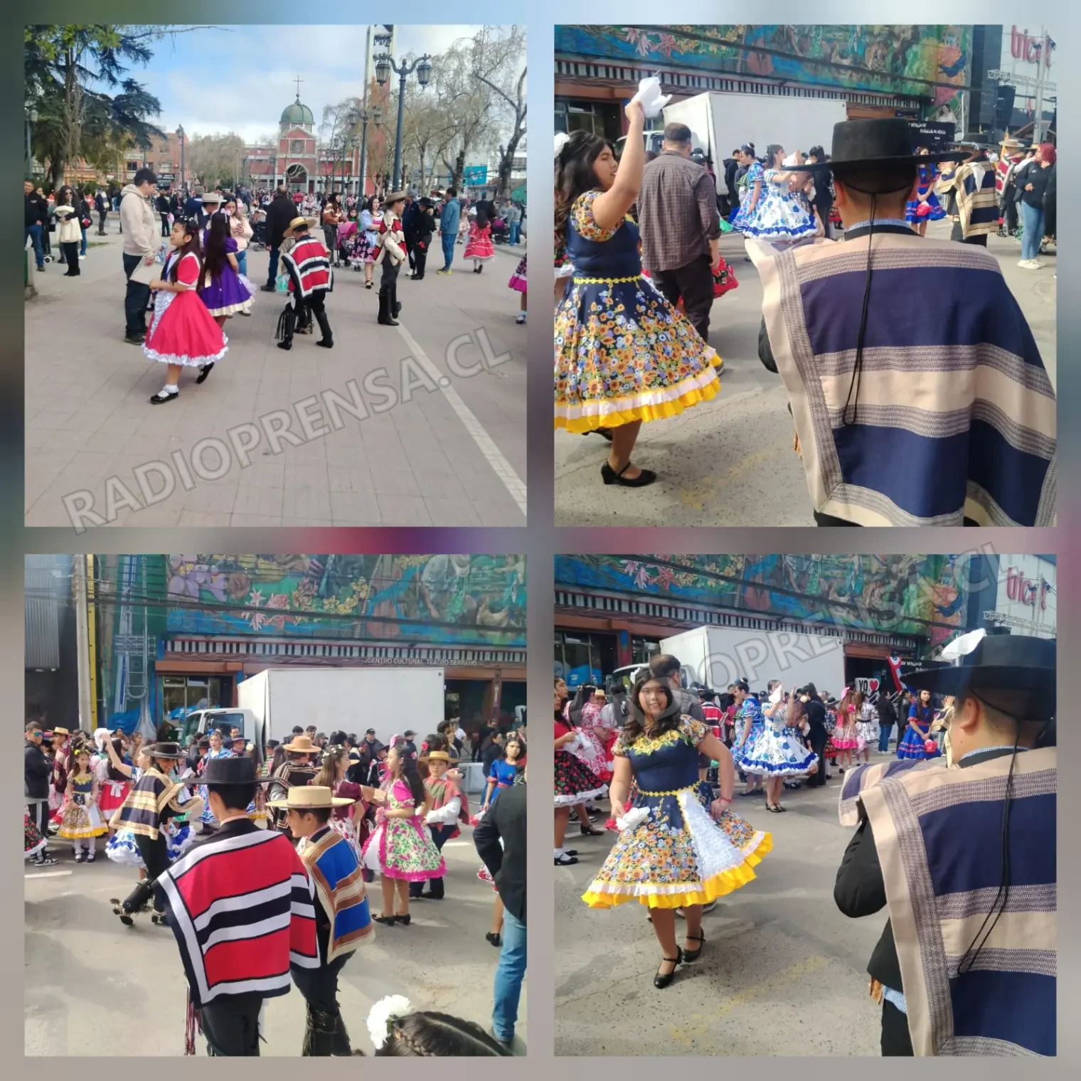 Cerca de dos mil estudiantes llenaron de folclore la Plaza de Armas de Melipilla en la XIV versión de “Pañuelos al Viento”