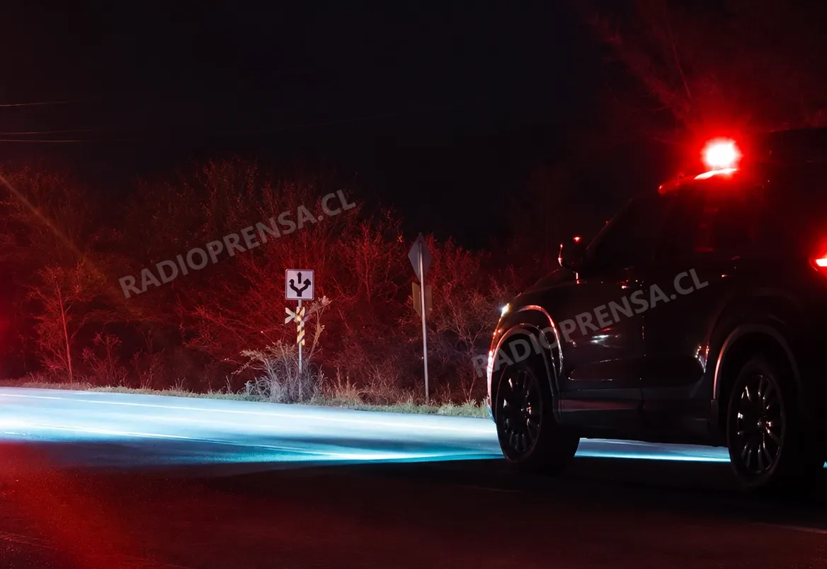 Colisión en ruta G 60 deja un motociclista con lesiones de gravedad