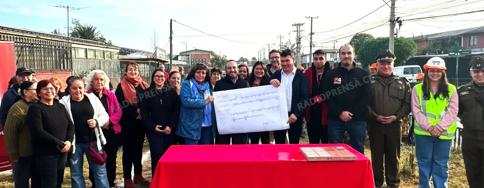 Municipalidad de Talagante firmó acta de entrega de terreno para reponer veredas en calle Ochagavía
