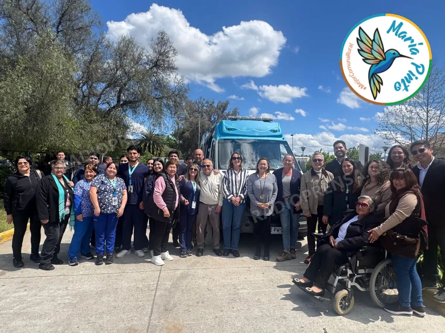 María Pinto incorpora ambulancia entregada en comodato por la Municipalidad de Colina