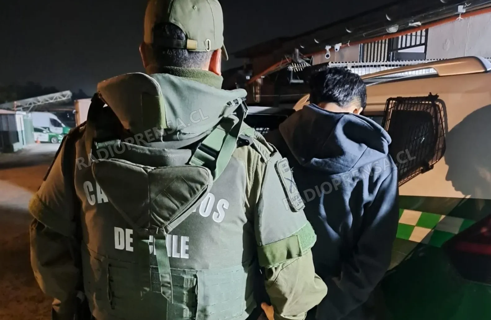 Carabineros detuvo a sujeto sorprendido robando bienes públicos en El Monte