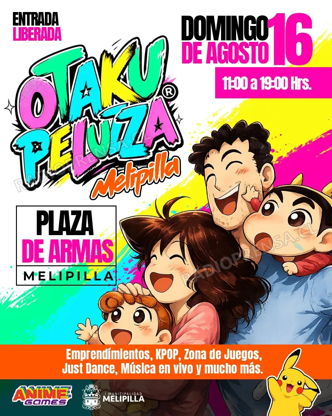 OtakuPeluzza cambia nuevamente de fecha y se realizará este domingo por condiciones climáticas