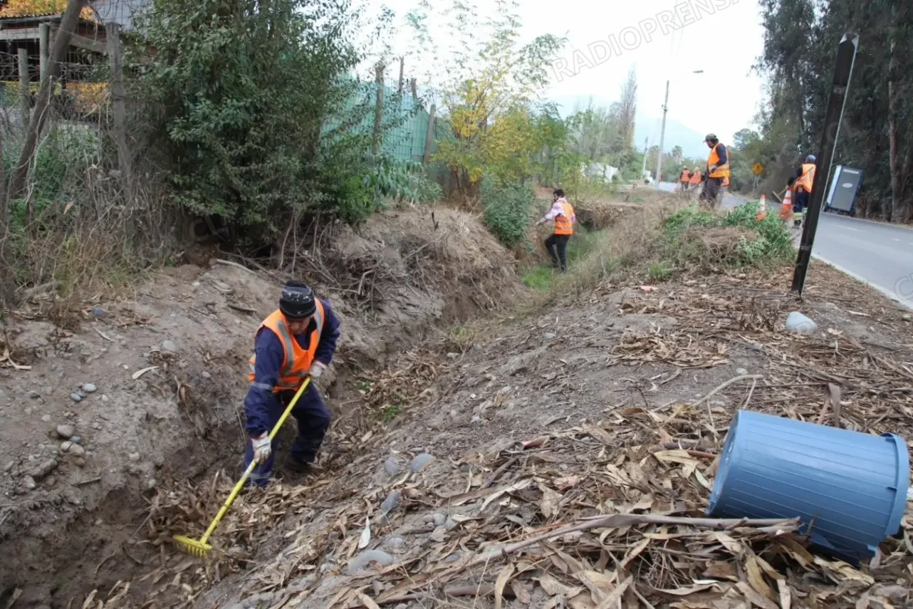 Isla de Maipo activa medidas preventivas ante sistema frontal en la Región Metropolitana