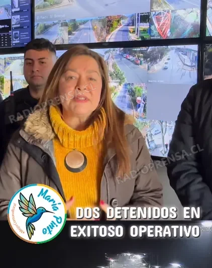 Detienen a dos sujetos tras robo de camioneta en María Pinto