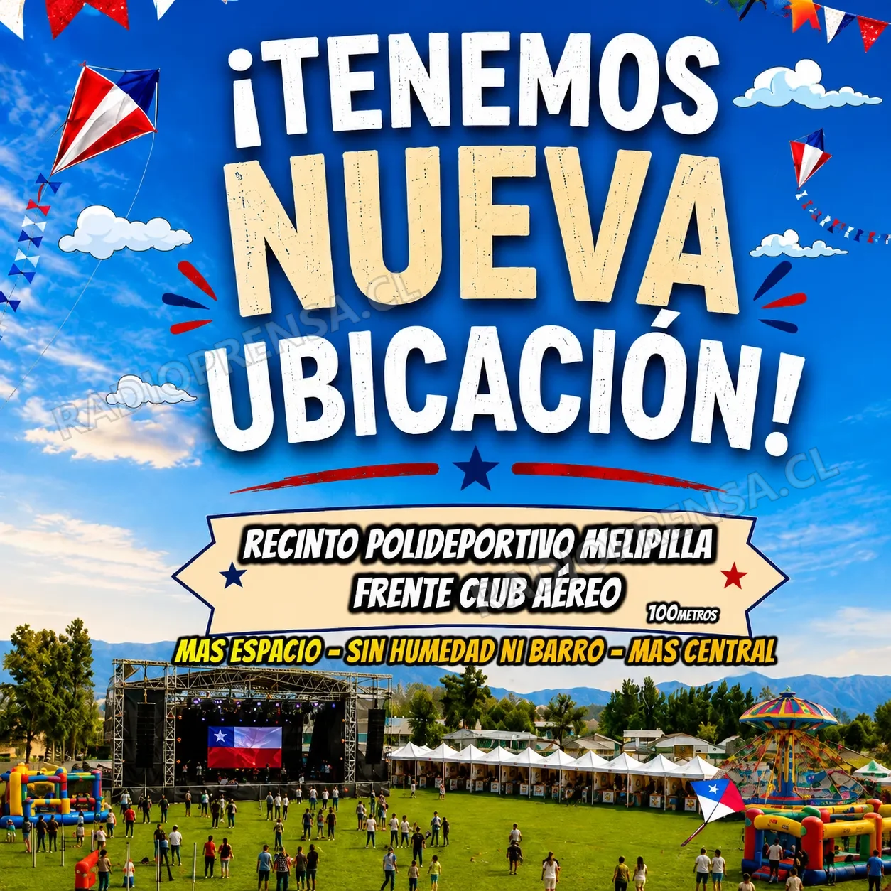 Cambio de recinto de la Fiesta de la Chilenidad genera inquietud por tránsito, ruido y seguridad