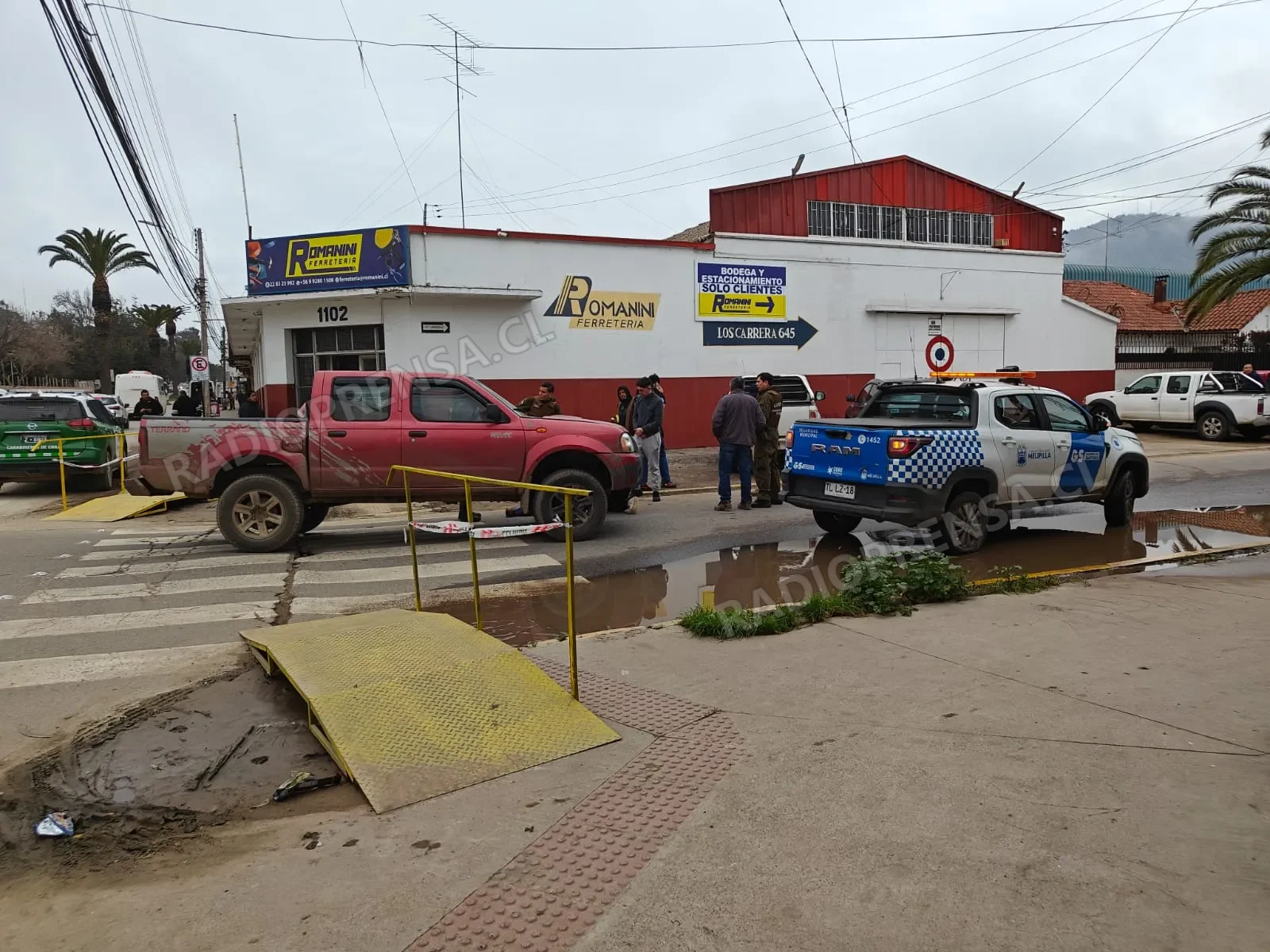 Adulto mayor de 82 años resulta lesionado tras atropello en Melipilla