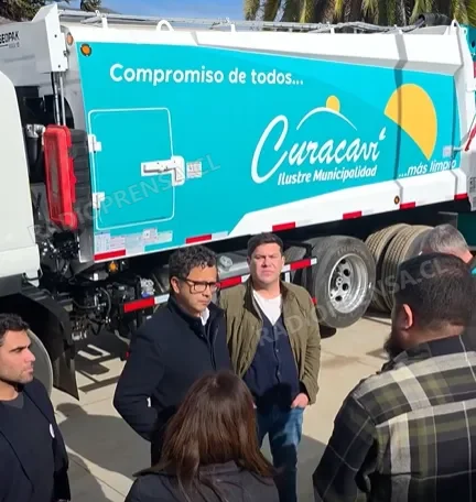 Curacaví incorpora nuevo camión recolector para fortalecer el servicio de recolección de residuos