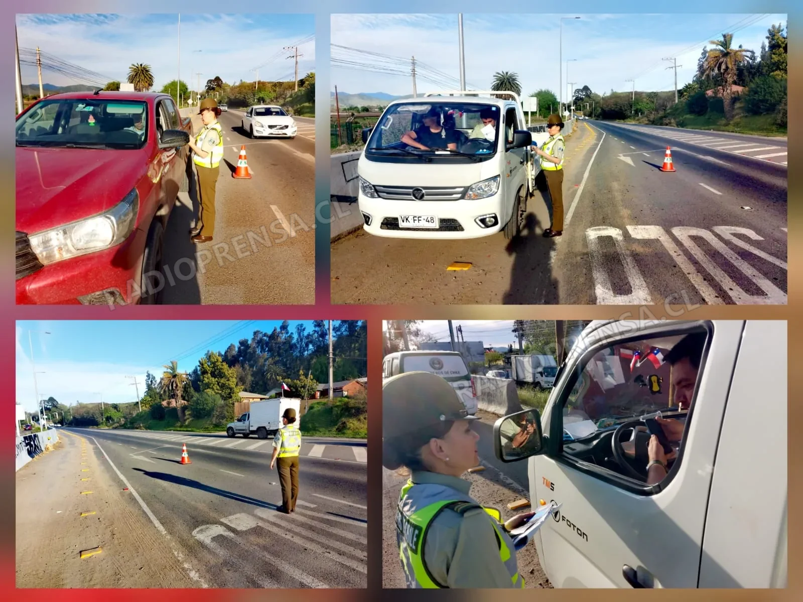Carabineros de Melipilla refuerza campaña para una conducción segura