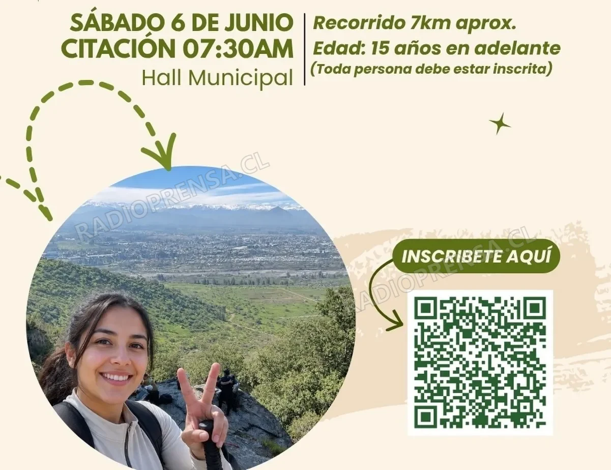 Casa de la Juventud de Talagante conmemora el Día del Medio Ambiente con un trekking de 7 kilómetros