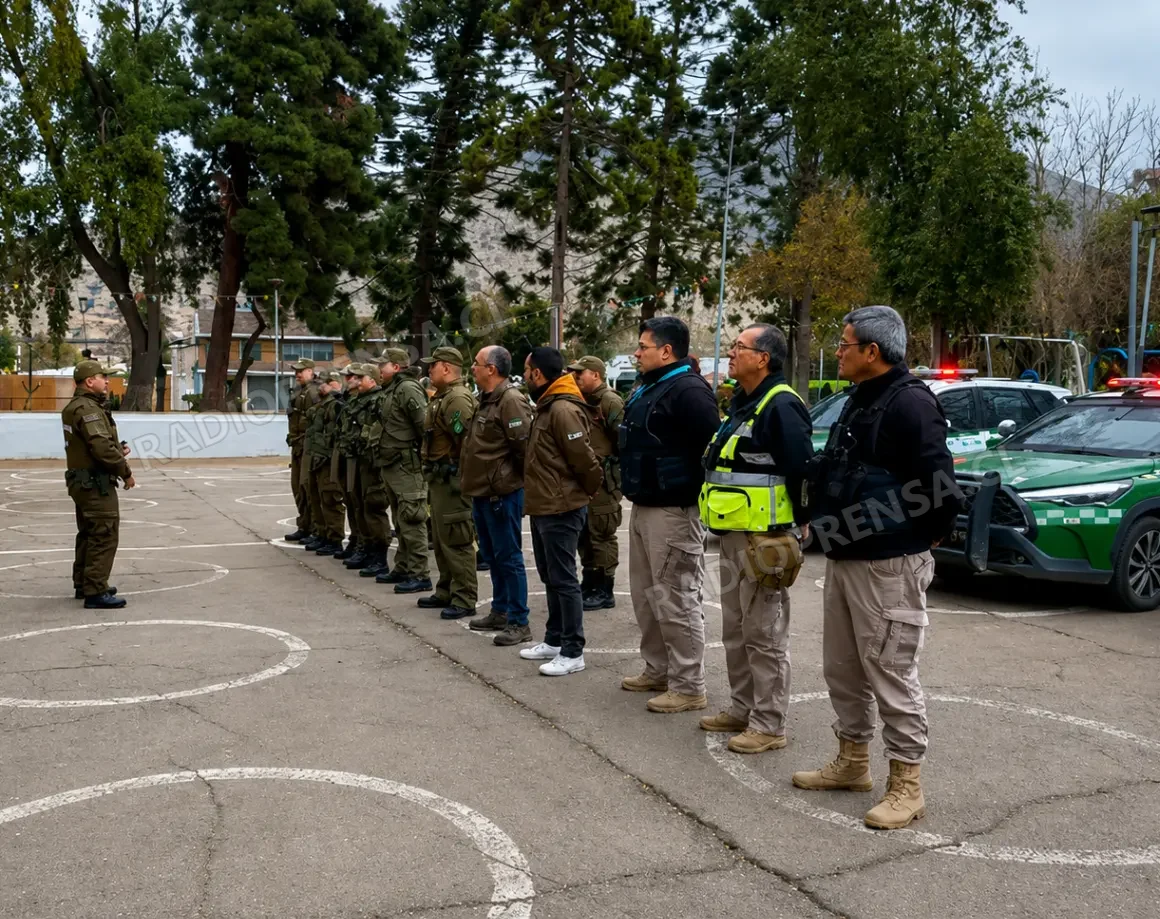 Operativo conjunto en Curacaví deja cuatro detenidos y más de 240 controles preventivos