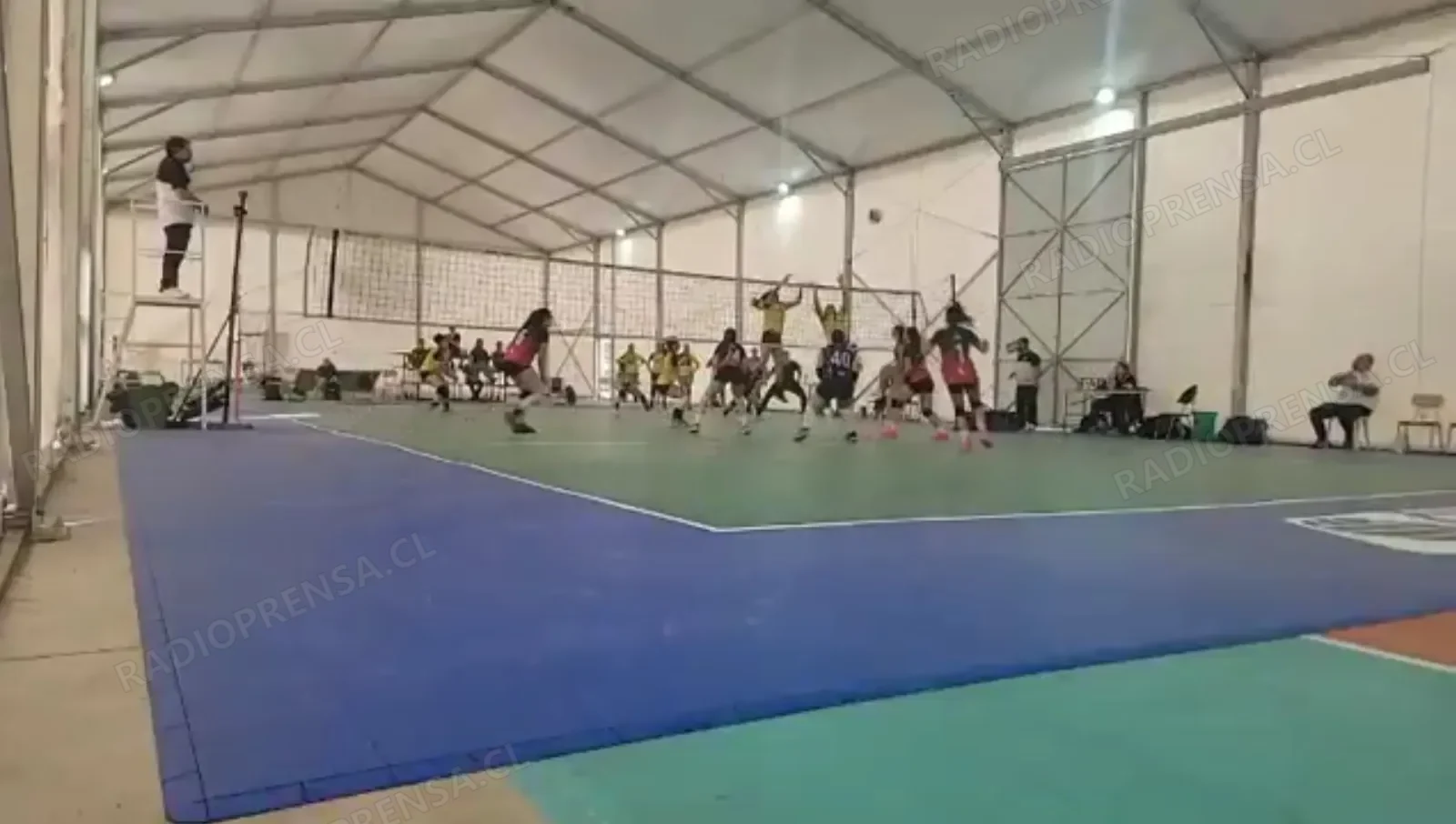 Águilas Agustinas inició su participación en liga nacional de voleibol