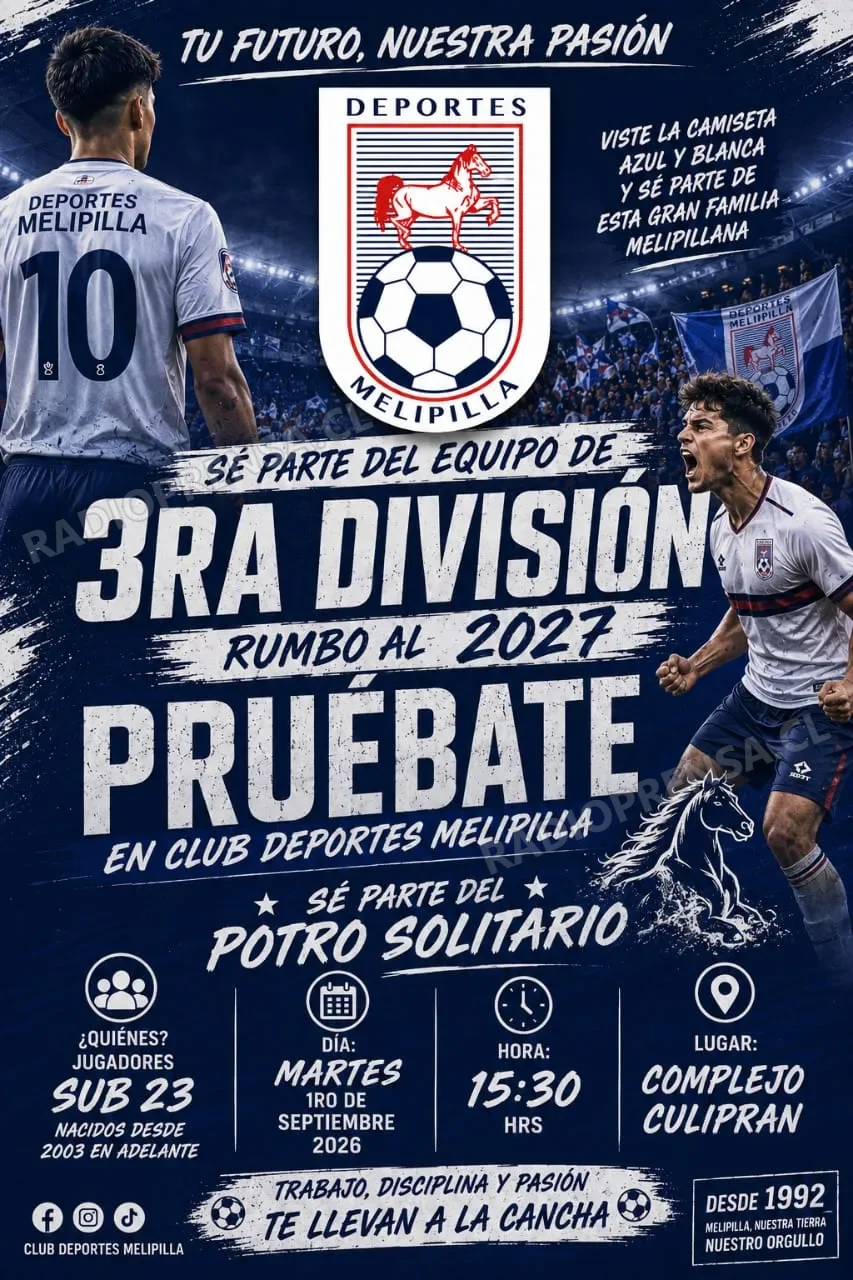 Deportes Melipilla llama a prueba de jugadores