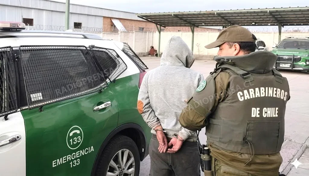 En Isla de Maipo, carabineros detiene a sujeto por receptación