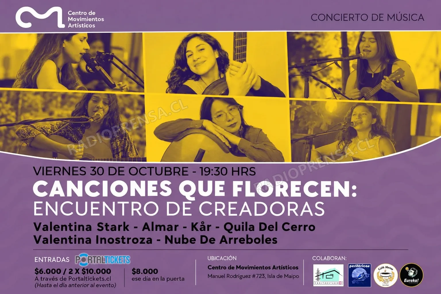 “Canciones que florecen” reunirá a seis cantautoras de la provincia de Talagante en Isla de Maipo