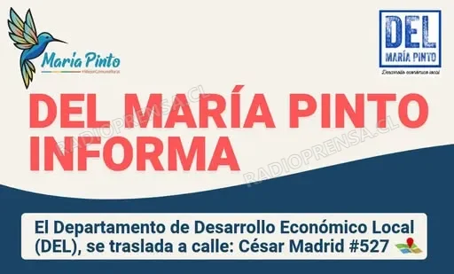 Municipalidad de María Pinto traslada dependencias del Departamento de Desarrollo Económico Local