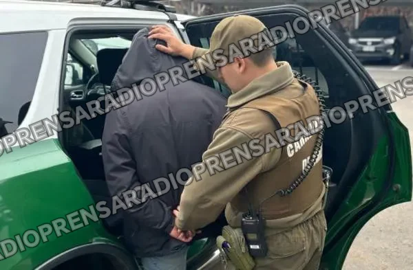Talagante: Tres detenidos tras violento robo de vehículo y persecución en Ruta 78