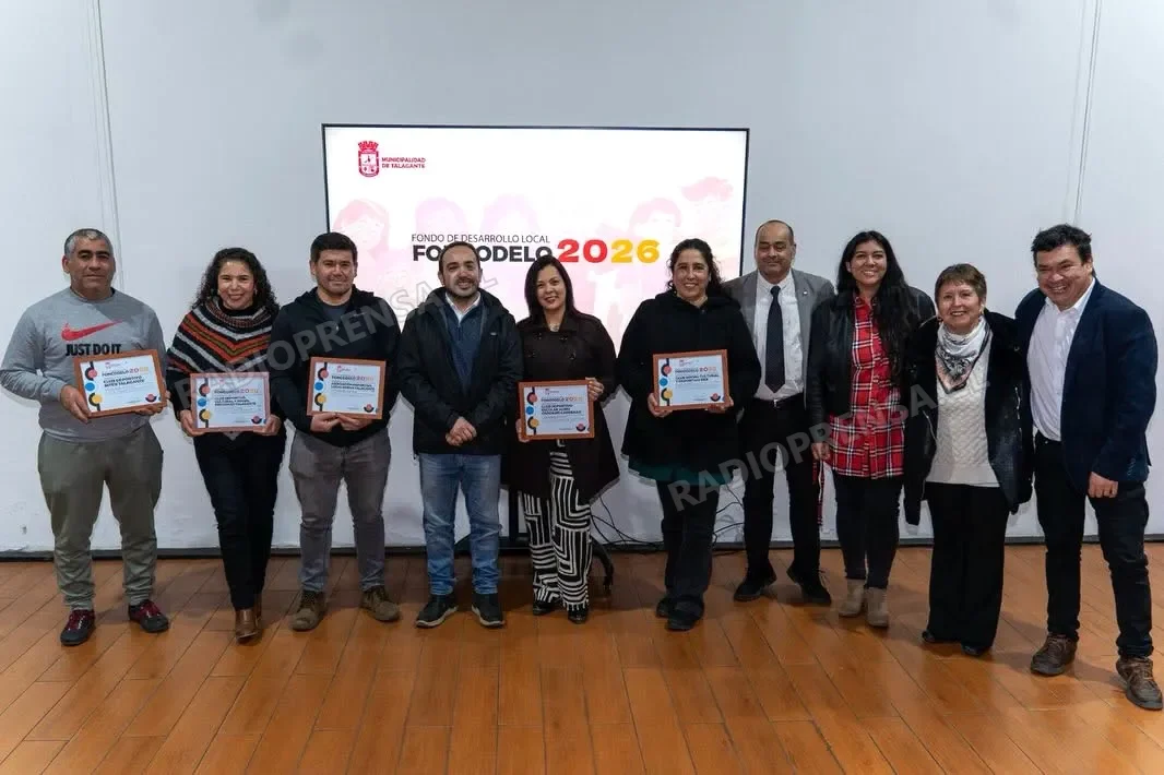 Municipalidad de Talagante entrega recursos del Foncodelo 2026 a 17 organizaciones sociales