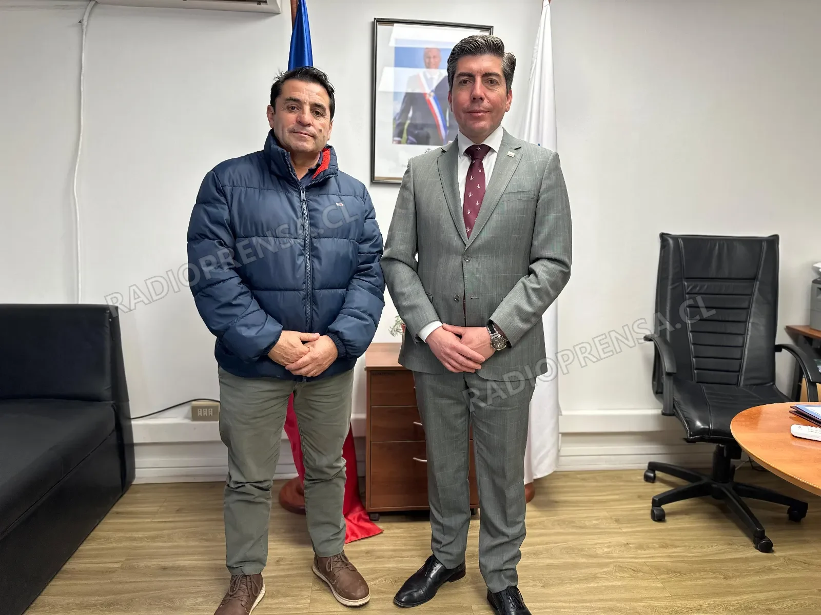 Delegado Libuy y alcalde de San Pedro coordinan acciones para impulsar vivienda, agua y seguridad