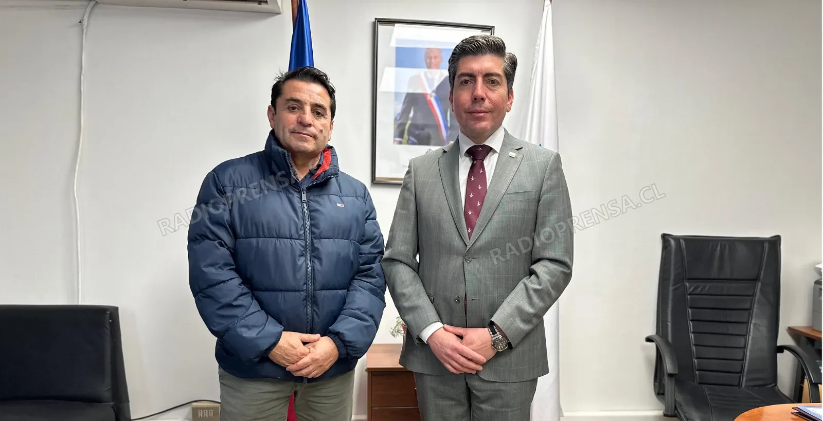Delegado Libuy y alcalde de San Pedro coordinan acciones para impulsar vivienda, agua y seguridad
