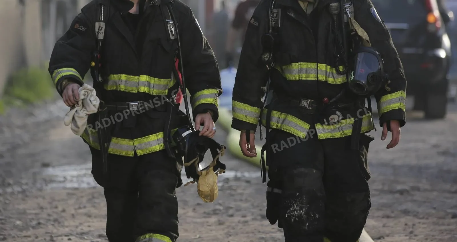 Incendio consume vivienda en sector Las Tinajas de Melipilla