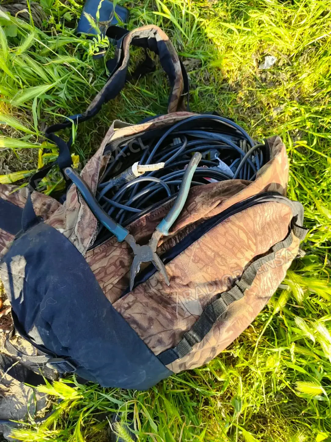 Detienen a sujeto acusado de robar cableado de alumbrado público en Talagante