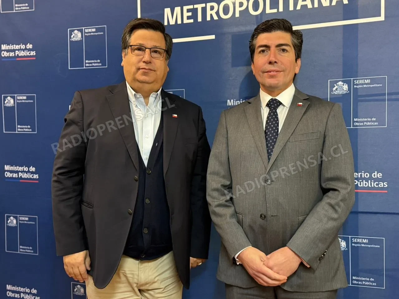 Delegado Provincial de Melipilla Gastón Libuy sostiene encuentro de trabajo con Seremi de Obras Públicas