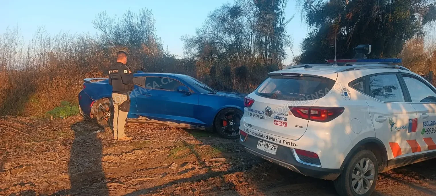 Recuperan en María Pinto vehículo que mantenía encargo vigente por robo
