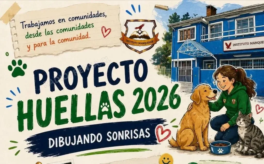Proyecto “Huellas” del Instituto Manquehue de Melipilla fomenta la solidaridad y el compromiso comunitario