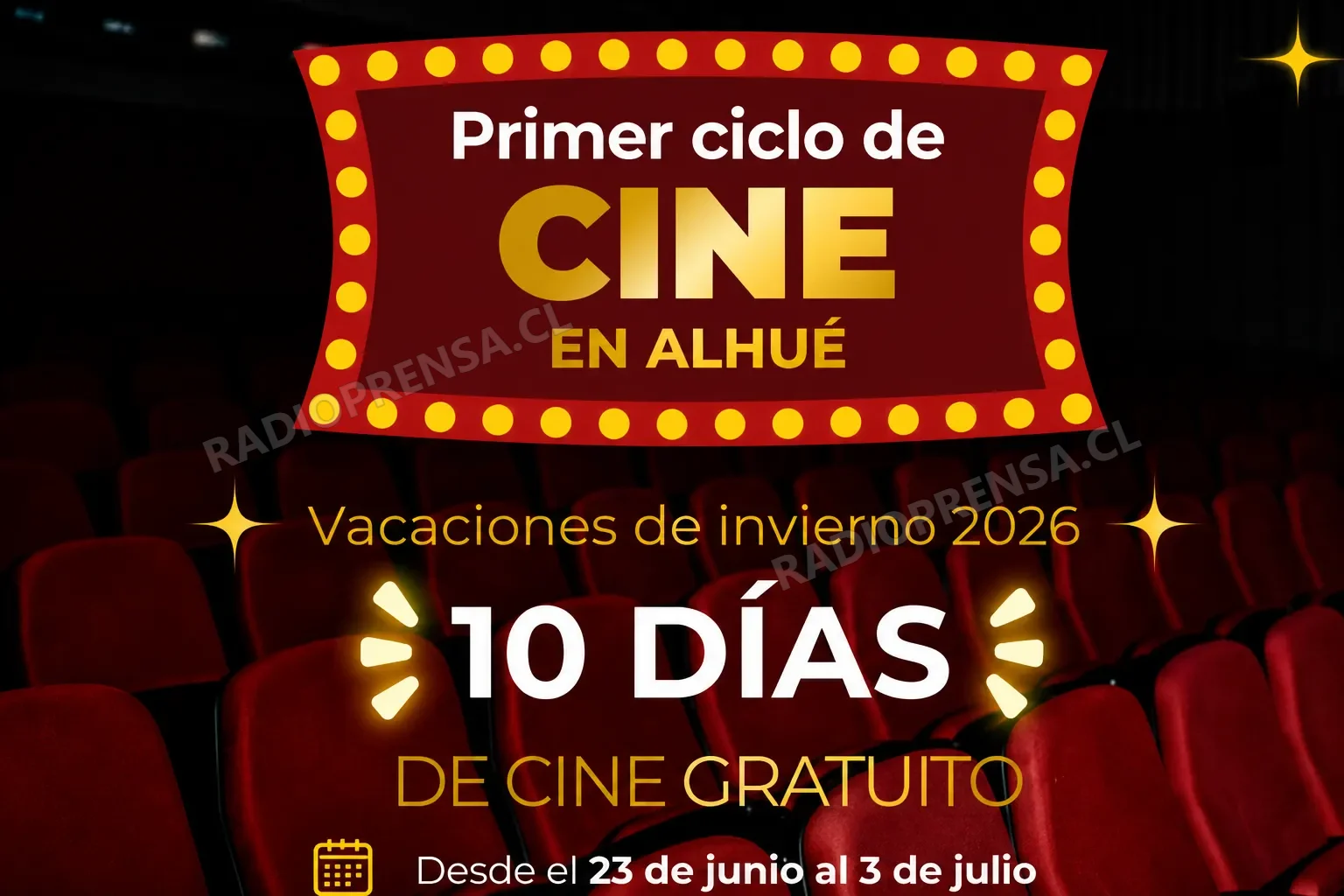Alhué se prepara para su Primer Ciclo de Cine gratuito para este invierno