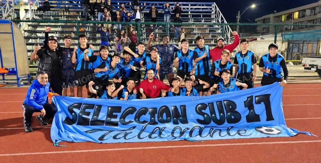 Selección Sub 17 de Talagante avanza a cuartos de final tras vencer al invicto Maipú