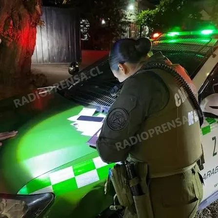 Ronda de intervención policial en Melipilla culmina con 10 detenidos por diversos delitos
