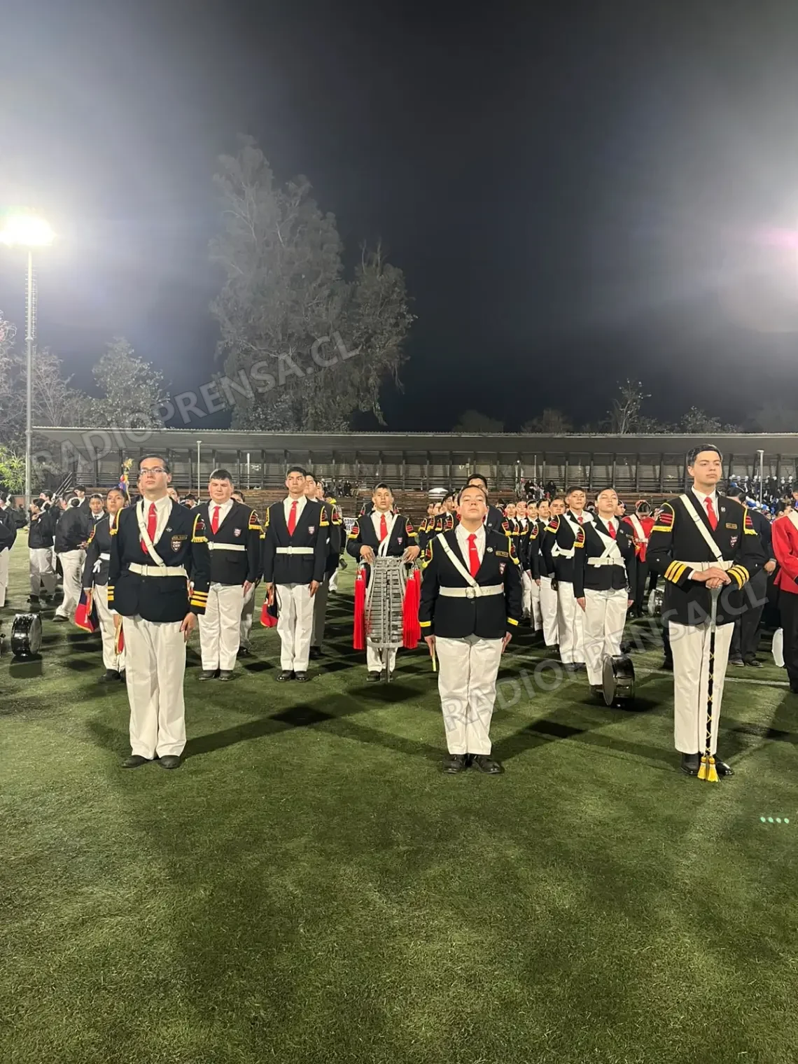 Banda de guerra e instrumental del Colegio San Agustín obtuvo destacada participación en competencia